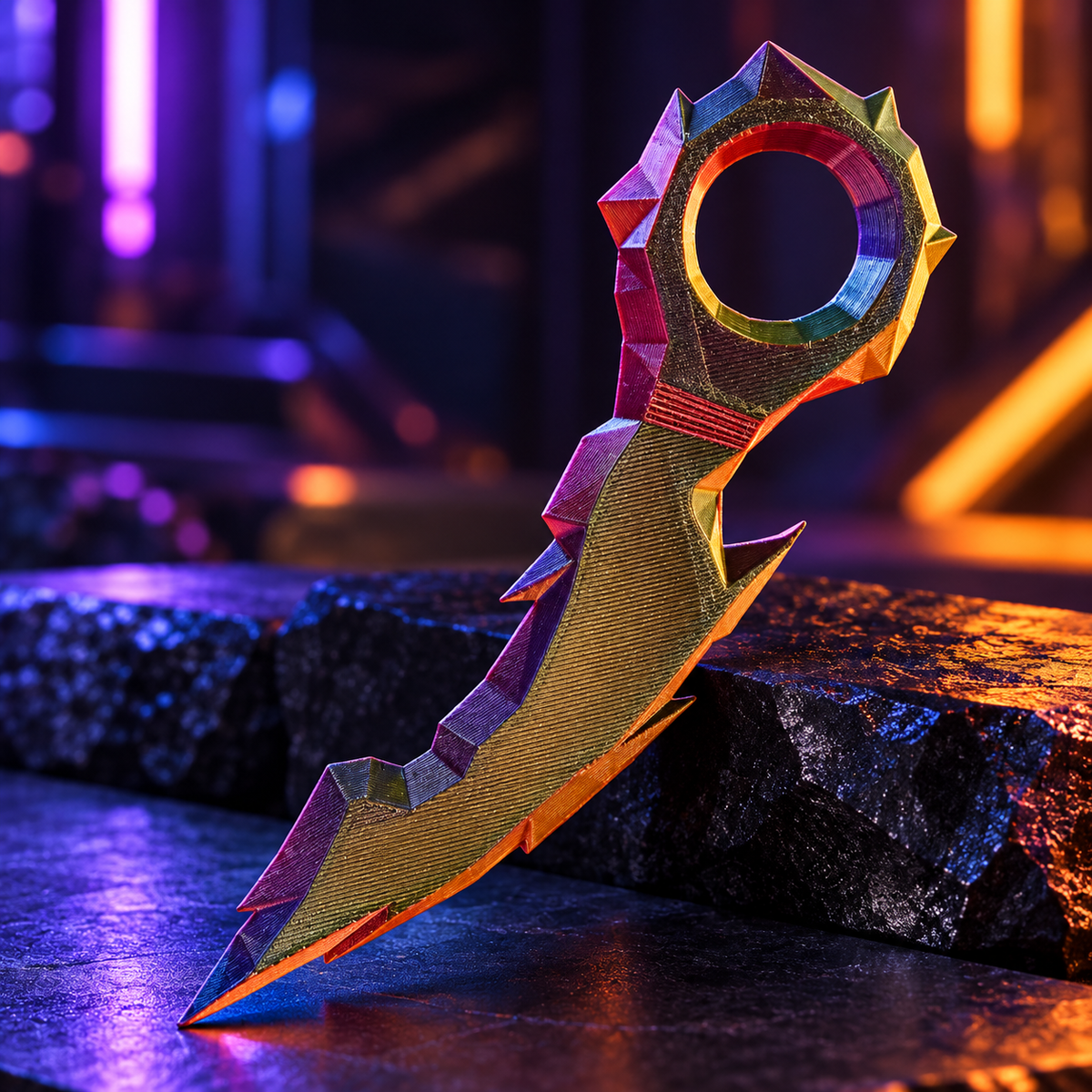 Keyrambit PRO 3D – Galaxy Rainbow wielokolorowy