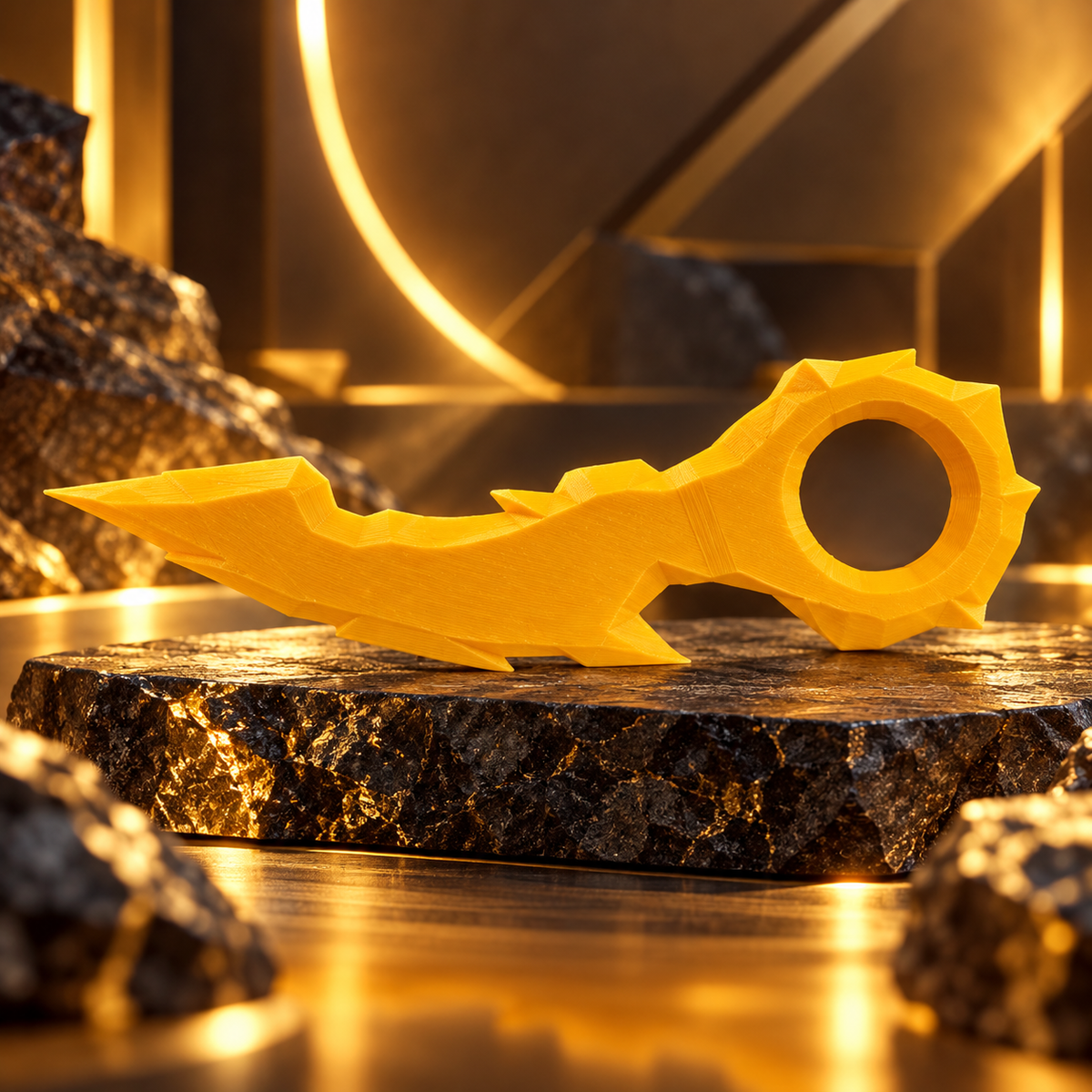 Keyrambit PRO 3D – żółty model kolekcjonerski